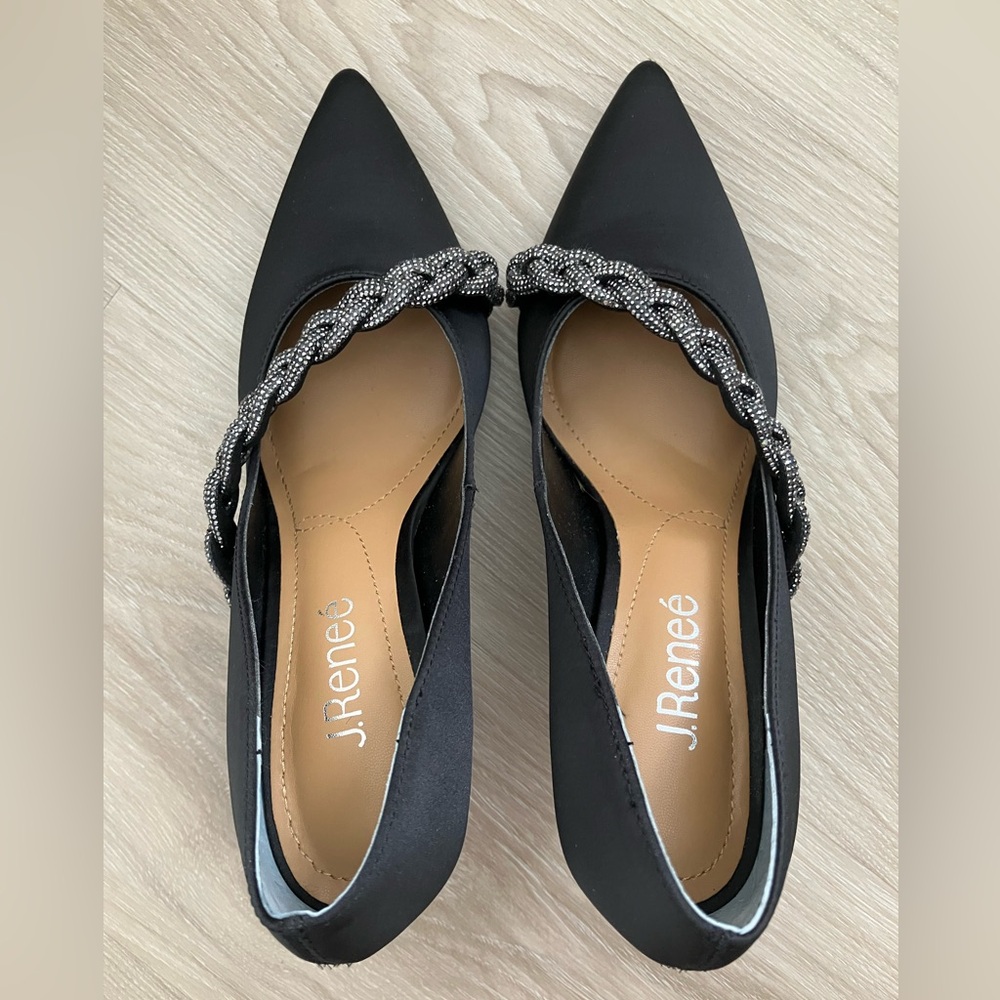 Black special occasion shoe size 7 - Picture 4 of 6